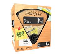 Trivial Pursuit : The Office, Jeu de questionnaires Quick Play, testez Vos Connaissances de l'équipe Dunder Mifflin avec 600 Questions dans 6 catégories Couvrant Toutes Les 9 Saisons, Produit sous