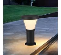 TRIVIDHA Lampe De Jardin Cylindrique Moderne en Aluminium, Éclairage De Paysage, Éclairage De Chemin, Lanterne Antirouille, Éclairage De Chemin, Lampe De Sol LED 10 W pour Pelouse, Cour, Garage