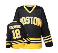 TRIVINKIN Happy Gilmore 18 Adam Sandler 1996 Maillot de hockey sur glace pour homme Noir, noir, Taille XL