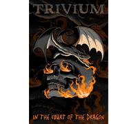 Trivium - Affiche "In The Court Of The Dragon", Stoff RO8355 (106 cm x 70 cm) (Noir/Orange)