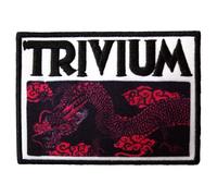 Trivium Deadmen & Dragons Silhouette Standard Printed Patch Size Accessory Size