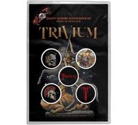 Trivium - Kit de badges "In The Court Of The Dragon" 5er-Pack - Métal, Plastique RO2909 (Taille unique) (Coloré)