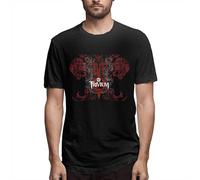 Trivium Men Fashion Short Sleeve T-Shirt Black Manches Courtes(Medium)