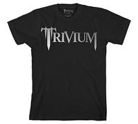 Trivium T Shirt Classic Band Logo Nouveau Officiel Unisex Noir Size L