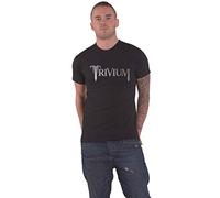 Trivium T Shirt Classic Band Logo Nouveau Officiel Unisex Noir Size M