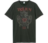 Trivium - T-shirt "Dragon Chains" pour homme/femme unie GD1590 (S) (Charbon de bois)