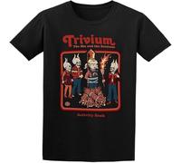 Trivium The Sin and Sentence Pullover Men's Crewneck T Shirt Short Sleeve Top Unisex Pure Cotton Tee Black 3XL