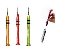 Triwing Lot de 3 tournevis avec embout en Y 0 6 mm 1 5 mm 2 0 mm pour réparation de téléphones et montres intelligentes avec poignées en alliage d'aluminium