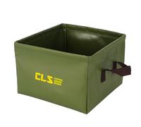 TRIWONDER Bassin Pliable 13L Seau Pliable Bassine Pliante Bassin de Lavage Bac Pliable Cuvette pour Camping Randonnée Nettoyage (Vert armé)