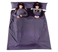 TRIWONDER Draps de Sac de Couchage 1 ou 2 Personnes Doublure Légère pour Voyage Camping Hôtel Train Auberges