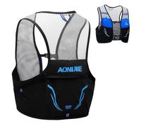 TRIWONDER Gilet Trail Ultra Léger 2,5L Veste Running Sac Hydratation pour Homme Femme Marathon Randonnée (Bleu & Noir, L/XL - 102-115 cm)