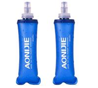 TRIWONDER Gourde Souple Pliable Flasque Running Bouteille d'eau Poche Hydratation Réservoir d'Eau Flacon pour Sport Utilisation en Extérieur (250 ml - 2 Pièces)