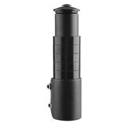 TRIWONDER Rehausse Potence VTT 28,6mm Potence de Guidon en Alliage d'Aluminium Rallonge Fourche Étendre Extenseur Riser pour Vélo de Route BMX (Noirceur, 138mm)