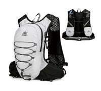 TRIWONDER Sac d'Hydratation Gilet Trail Léger Sac Running pour Marathon Randonnée Course Homme Femme (Blanc - Sac Seul, Taille Unique)