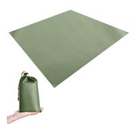 TRIWONDER Tapis de Sol Camping 215 x 215 cm Tarp Ultra Léger Bâche de Tente Anti-Pluie Imperméable Abri de Randonnée pour Pique-Nique Plage (Vert, 2,15 x 2,15 m)