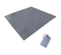TRIWONDER Tapis de Sol Camping 215 x 215 cm Tarp Ultra Léger Bâche de Tente Anti-Pluie Imperméable Abri de Randonnée pour Pique-Nique Plage (Gris, 2,15 x 2,15 m)
