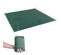 TRIWONDER Tapis de Sol Camping Tarp Ultra Léger pour Camping Randonnée Pique-Nique Plage Voyage (Vert foncé, M - 180 x 220 cm)