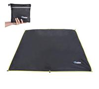 TRIWONDER Tarp Ultra Léger Tapis de Sol Camping Bâche de Tente Anti-Pluie Auvent Imperméable pour Randonnée Pique-Nique Plage (B - Noir, M - 180 x 220 cm)