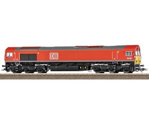 Trix Diesel Locomotive Classe 66 DB AG - Voie Trix H0 - Numérique mfx - Numéro d'article 25265 - avec éclairage Märklin Trix H0 25265 Locomotive Diesel Classe 66 Epoche VI - Décodeur numérique, Son