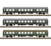 TRIX H0 23180 Lot de 3 voitures de voyageurs H0 Halberstädter de la DR