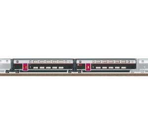 Trix Kit de Chariot complémentaire 1 pour TGV INOUI - Voie Trix H0 - N° d'article 23187 - avec lumière