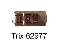 Trix Modellbahnen Extrémité de voie avec butoir H0 Voie C 62977 80,5 mm 1 pc