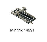 TRIX Rail droit avec butoir Minitrix - Trix 14991