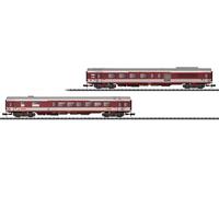 TRIX Set 2 voitures "Grand-Comfort" SNCF ép. IV (Set 2) - N 1/160 - MINITRIX 156