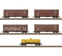 TRIX T24915 Wagon de marchandises CC H0 jeu de wagons de marchandises américains \ Southern Pacific\ - 5 pièces