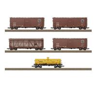 TRIX T24915 Wagon de marchandises CC H0 jeu de wagons de marchandises américains Southern Pacific - 5 pièces