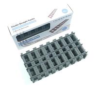 Trixbrix.eu Double Straight Track Set - 10 Pieces