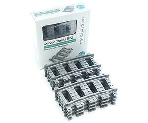 Trixbrix.eu Trous incurvés R72 compatibles avec les kits de trains Lego City 60197 60198 10277 60205 60238 60337