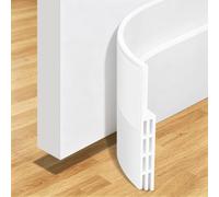 TriXcelent Bas de Porte Isolant, Joint d'étanchéité Silicone Autocollant | Bloque courants d'air froids, grande longueur 4 m, installation sans outil, reduit vos frais énergétiques, amovible
