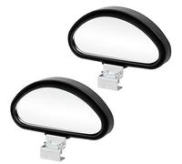 TRIXES 2 X Miroirs d'Angles Morts Grand Angle Réglables pour Voiture Camionnette Remorquage