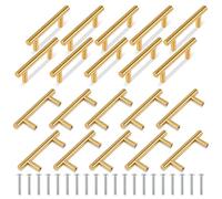 TRIXES 20PK Or 100 mm de large Poignées de barre en T pour tiroir de porte d'armoire