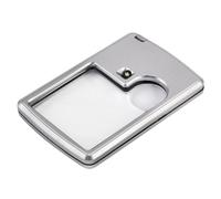 TRIXES 3X 6X Haute Qualité Double Illumination Loupe Loupe de Poche