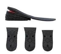 TRIXES à hauteur augmentée - Élévation du talon 3 couches - Insert de semelle pour chaussures hommes - Semelles confortables pour orthèses au talon - Support de voûte ajustable - Coussinets