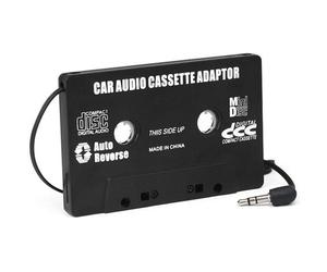 Trixes Adaptateur Cassette Autoradio Pour Mp3, Ipod Nano, Md, Iphone - Noir