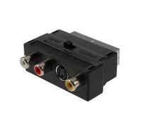 TRIXES Adaptateur Entrée-Sortie Commutable Composite RCA et S-Vidéo vers SCART (péritel)