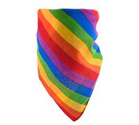 TRIXES Bandena arc-en-Ciel - Cadeaux arc-en-Ciel -LGBTQA+ - Bandana de Coton - Neckerchief Multicolore - Accessoires de Fierté - Foulard - Accessoire du festival