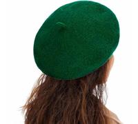 TRIXES Béret Vert Forê - Style Classique - Laine Chaude Pour L’Hiver - Accessoire de Mode Parfait Pour Déguisement