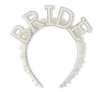 TRIXES Bride to Be Couronne ornée de perles - Accessoire de déguisement pour femme