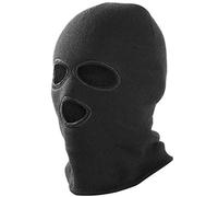 Trixes Cagoule intégrale unisexe Noir - Style SAS 3 trous - Parfait pour le snowboard, le ski, le cyclisme et l'hiver - Taille unique