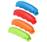 TRIXES Ensemble de 4 Supports en Silicone de Différentes Couleurs pour Sacs en Plastique