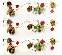 TRIXES Guirlandes Lumineuses à LED pour Décoration d'Intérieur - Arbres de Noël, Fenêtres, Rideaux - À Piles