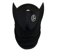 TRIXES Masque Facial en Noir Parfait pour l'hiver et Les Sports: Ski, Snowboard, BMX, vélo, Course, randonnée, Paintball et activités de Plein air