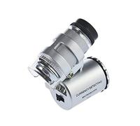 TRIXES Mini loupe de bijoutier éclairante x 60
