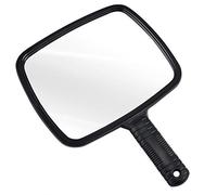 TRIXES Miroir de Coiffeur Manuel pour Salons Professionnels avec poignée - Miroir à Main Rectangulaire - Miroir de Barbier - Miroir Dentiste - Miroir Maquillage