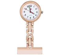 TRIXES Montre Gousset d'infirmière en métal avec Broche - Ton Or Rose