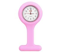 TRIXES Montre infirmière Silicone Rose pour Milieu Clinique